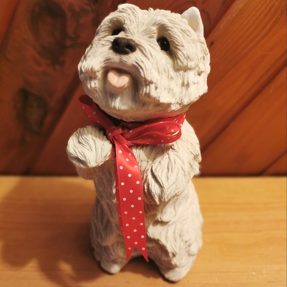 Sandicast Westie White Highland White Terrier Figurine - Picture 4 of 6